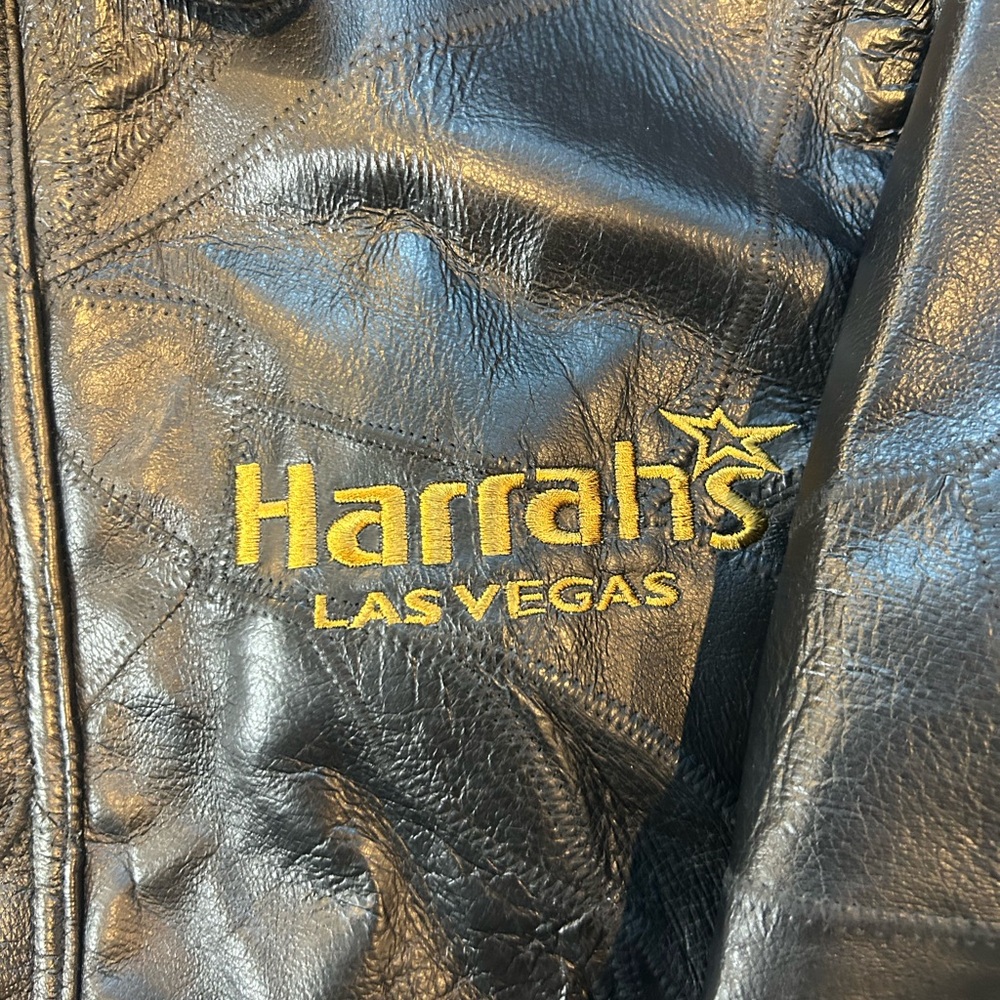 Vintage Harrah’s Philippe Lenore / Las Vegas Leather Jacket (BRAND NEW W TAGS) - Picture 5 of 10